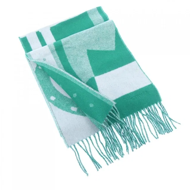 Hermès Scarf Scarves Green in Green Cashmere from The Reluxe