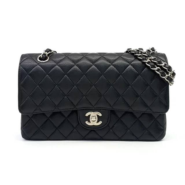 Chanel Classic Flap Medium Caviar A01112 from GUGUS