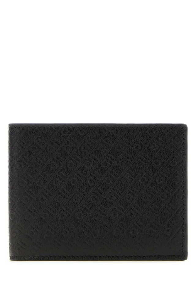 Ferragamo Embos Wallet — Black Exterior: Leather in Black Leather from HEWI