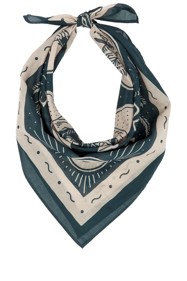 Sendero Provisions Co. Dead Or Alive Scarf in Teal, photo 4 of 4 from REVOLVE (Canada)