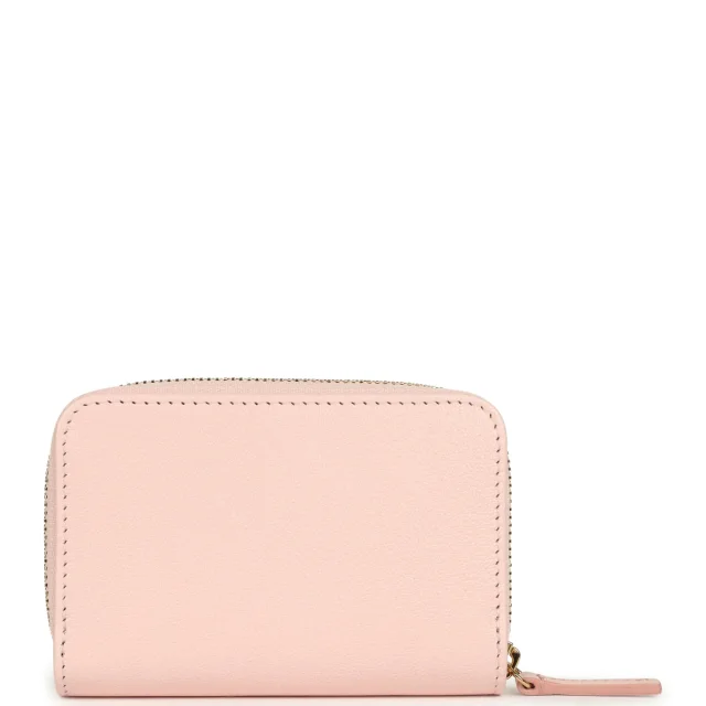Chanel "Lucky Park" Coin Wallet Light Pink Grained Goatskin Gold Hardware in Pink Goatskin from Madison Avenue Couture, photo 3 of 8
