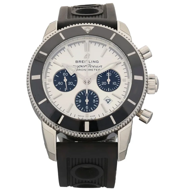 Breitling Superocean Heritage II AB0162 44mm Stainless Steel Watch from H&T