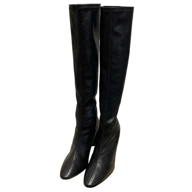 Bottega Veneta Stretch Long Boots in Leather from LuxUness