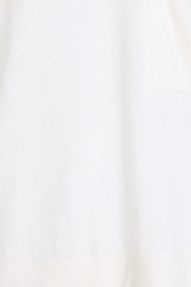 Brunello Cucinelli Layered Bead-Embellished Cashmere and Silk-Blend Top in White, photo 4 of 4 from THE OUTNET