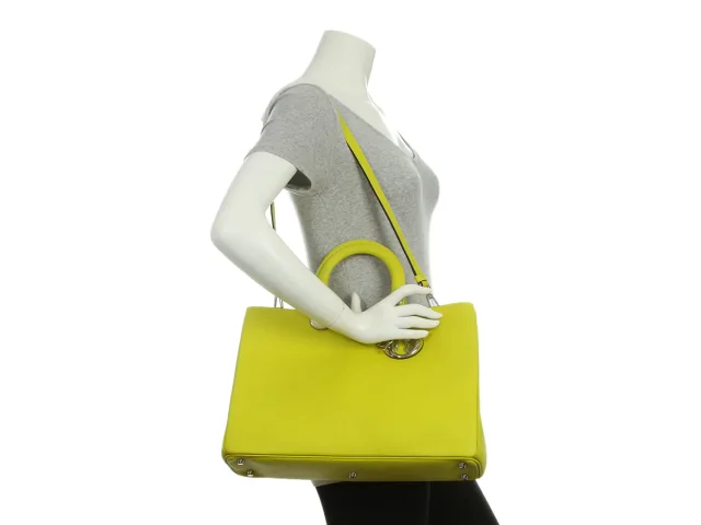 Dior Large Green Diorissimo Tote in Green Leather from Ann's Fabulous Finds, photo 10 of 10