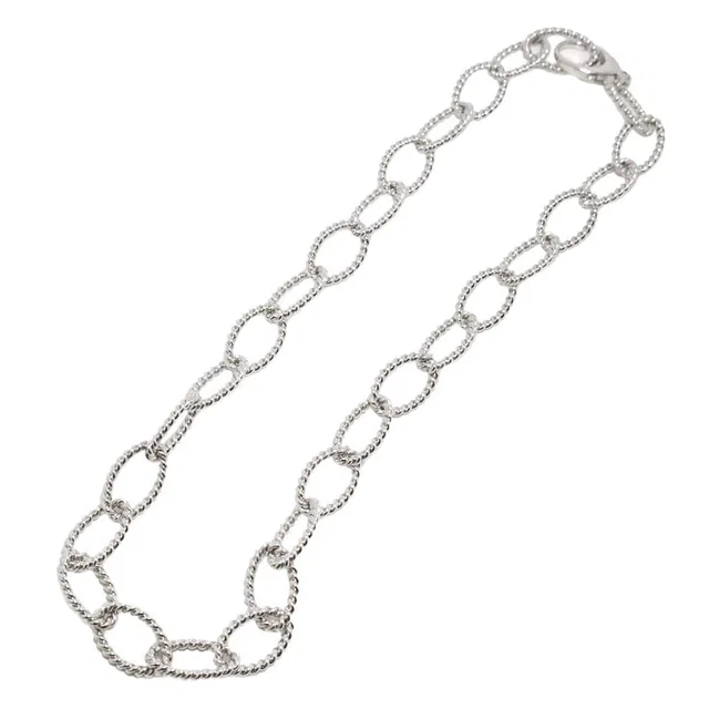Tiffany & Co. Twist Chain Necklace 45cm SV 925 Silver Necklace in Silver from Luxury Promise