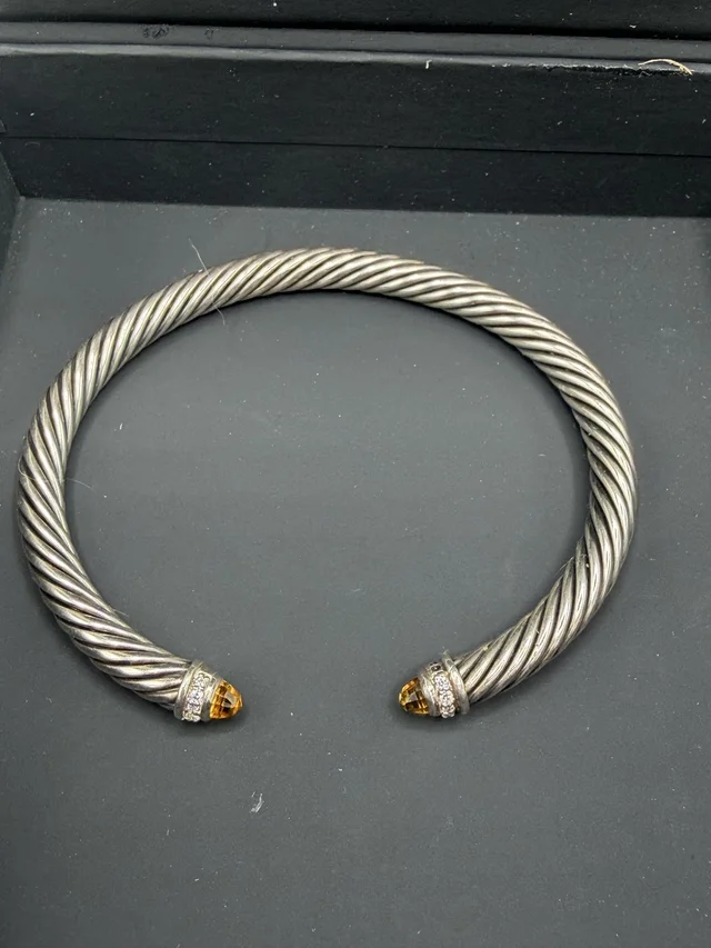 David Yurman Bracelet With Citrine in orange|silver|gray from Poshmark
