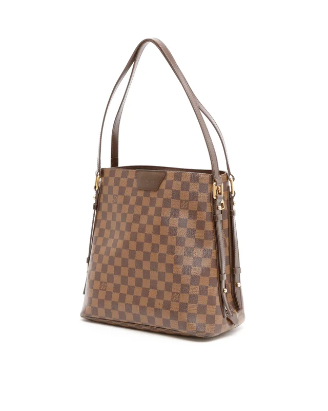 Louis Vuitton Damier Ebene Cabas Rivington Tote Bag in Brown Canvas from A Retro Tale, photo 2 of 8