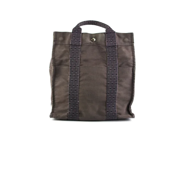 Hermès Herline Backpack Black in Black Canvas from The Purse Affair