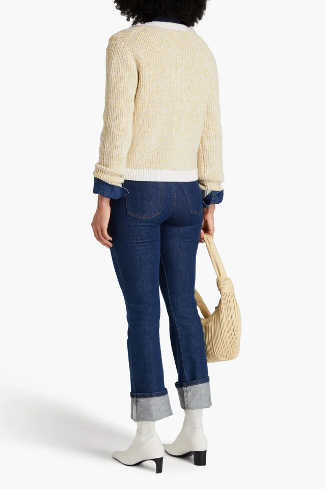 Simkhai Harris Marled Knit Bouclé-Knit Cardigan, photo 3 of 4 from THE OUTNET