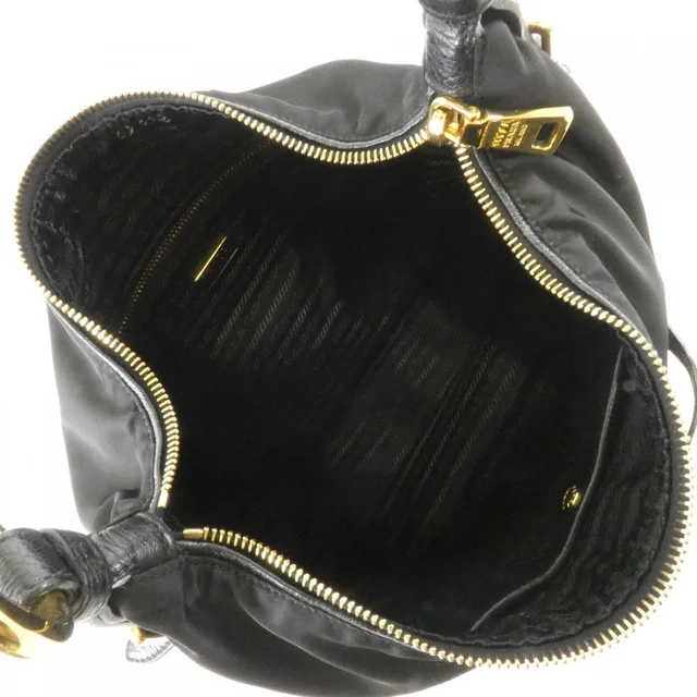 Prada BR4361 bag in NERO(ネロ) / GOLD(ゴールド)金具 TESSUTO / NAPPA from KOMEHYO, photo 9 of 9