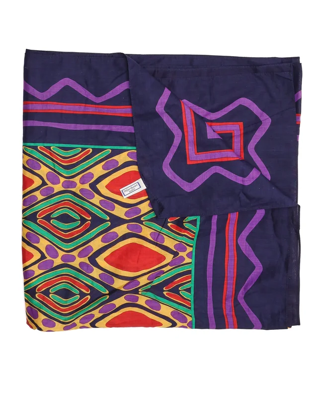 Saint Laurent 180x90 Yves Cotton Scarf from A Retro Tale, photo 3 of 3