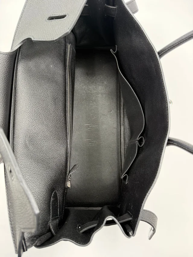 LONDON LOCATED* PRELOVED HERMÈS JPG SHOULDER BIRKIN BLACK Togo Leather in Black Togo leather from Luxury Promise, photo 25 of 31