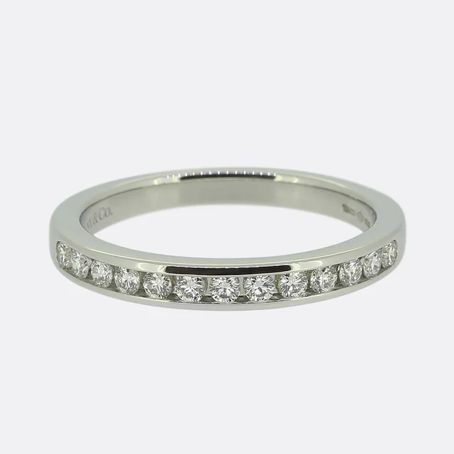 Tiffany & Co. Half-Eternity Diamond Ring from The Vintage Jeweller