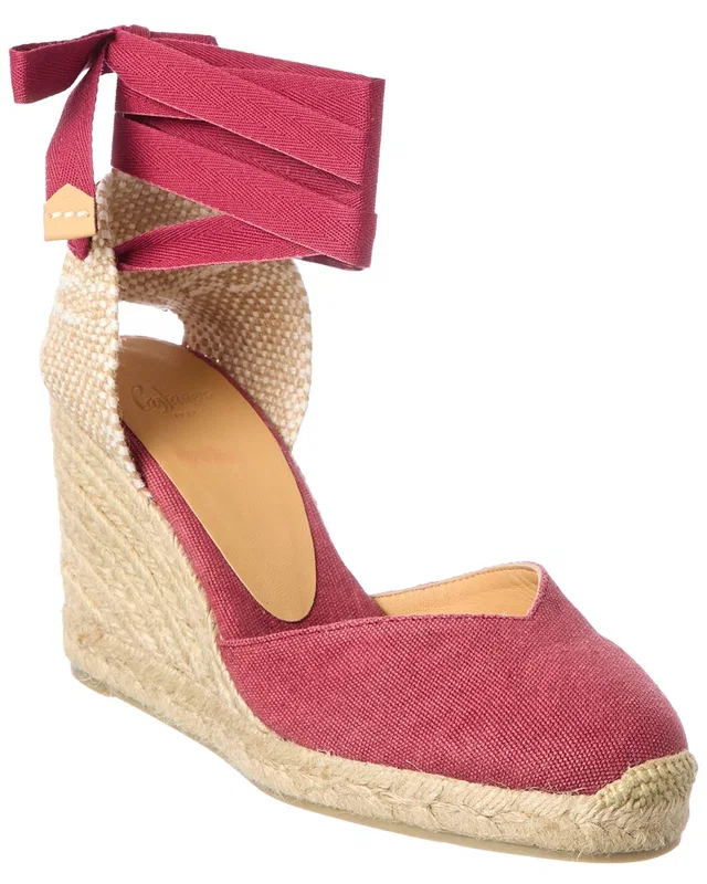 Castañer Chiara Canvas Wedge Sandal, image 1 of 1 from Gilt