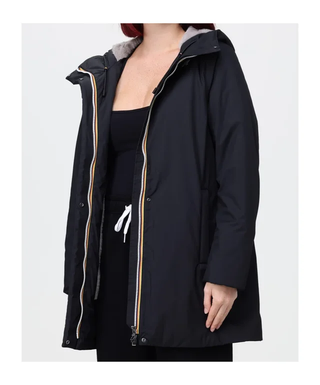 K-Way Hooded Fleece-Lined Coat, photo 5 of 7 from SENSER