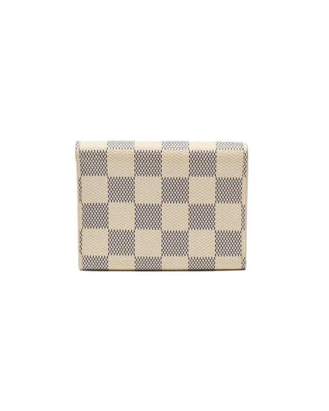 Louis Vuitton Damier Azur Flap Card Holder in Canvas from A Retro Tale, photo 2 of 2