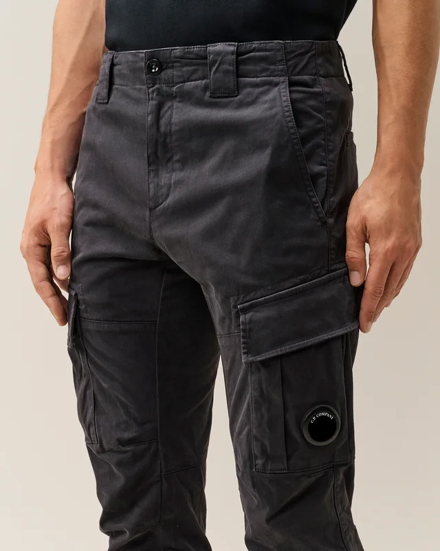C.P. Company Ergonomic stretch satin work trousers, photo 4 of 6 from SENSER