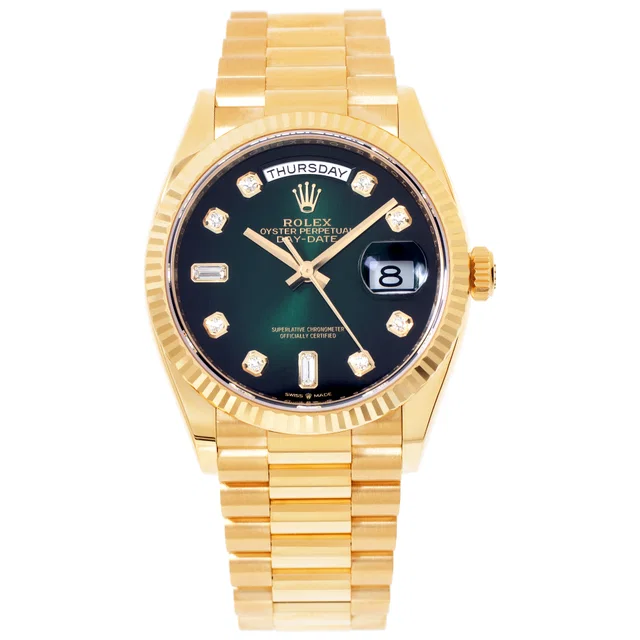 Unused Rolex Day-Date 36mm 128238 in Yellow Gold from Gray And Sons