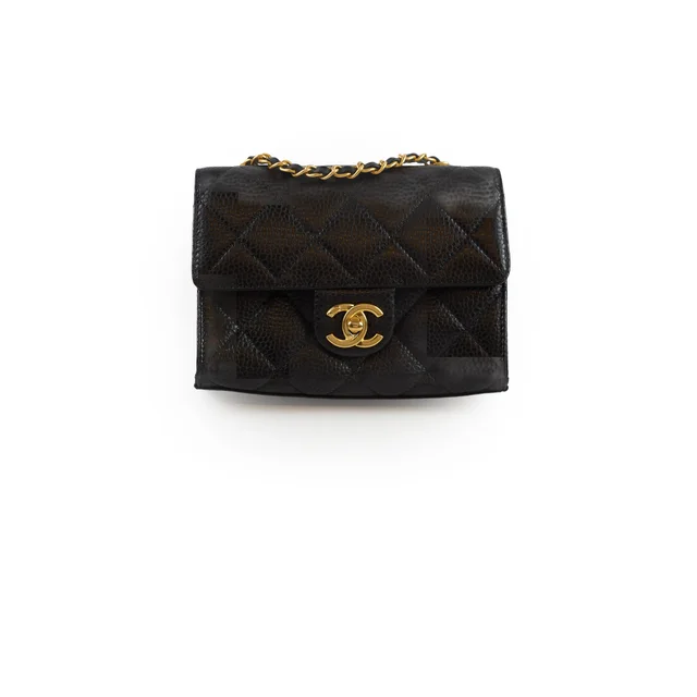 Chanel Seasonal Flap Caviar Black - 2026 "Like a Wallet" Collection in Black Caviar leather from The Purse Affair