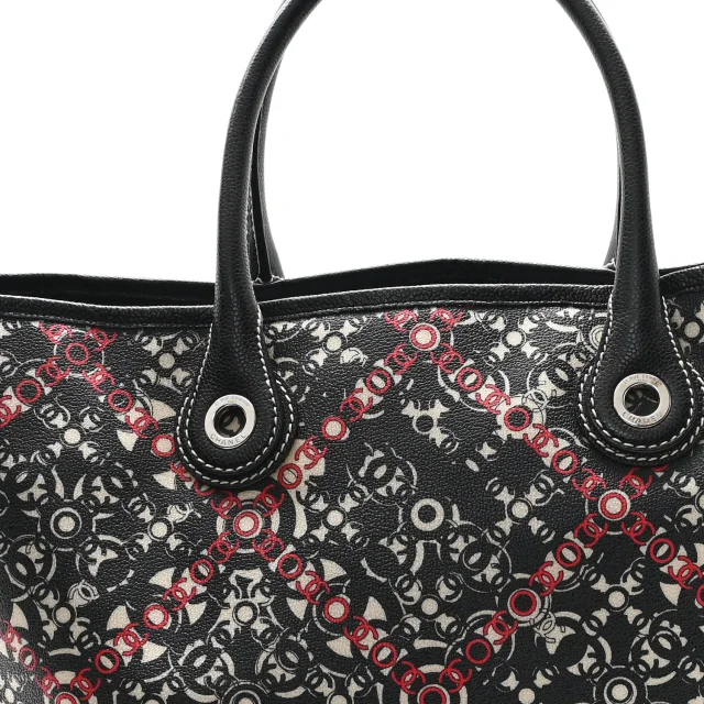 Chanel Coco Small Tote Black in Black Coated canvas from FASHIONPHILE, photo 8 of 11