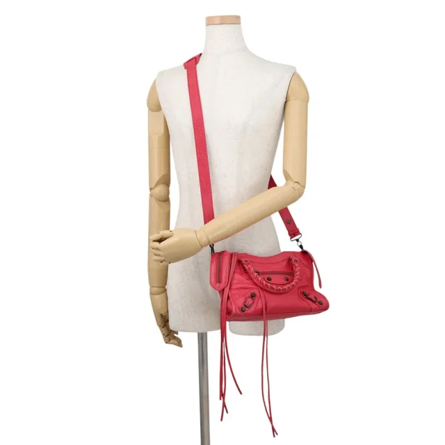 Balenciaga Classic Mini City Red300295D94JT5765 Leather in Leather from GALLERY RARE, photo 5 of 19