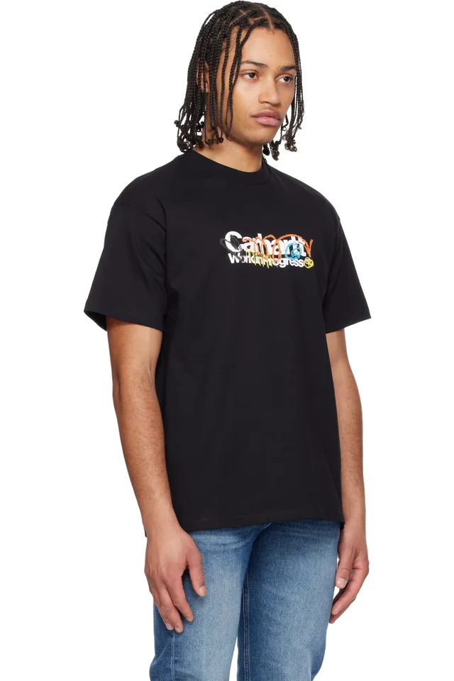 Carhartt Work In Progress Black Primary T-Shirt, photo 2 of 2 from SSENSE