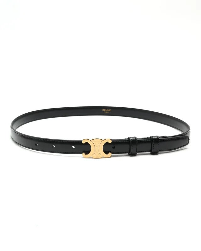 Celine Triomphe Belt, Size 75 in Denim from A Retro Tale