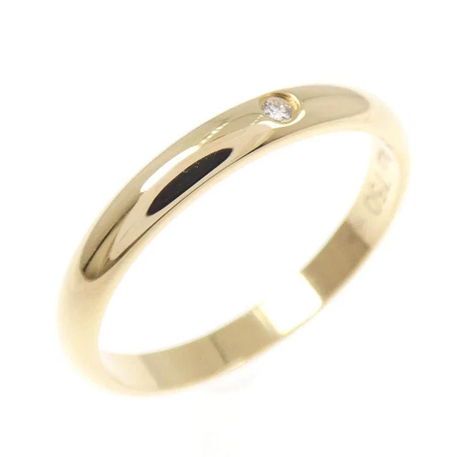 Cartier 1895 Wedding Au750 Yellow Gold Diamond Ring Size 52 in Yellow from LuxUness
