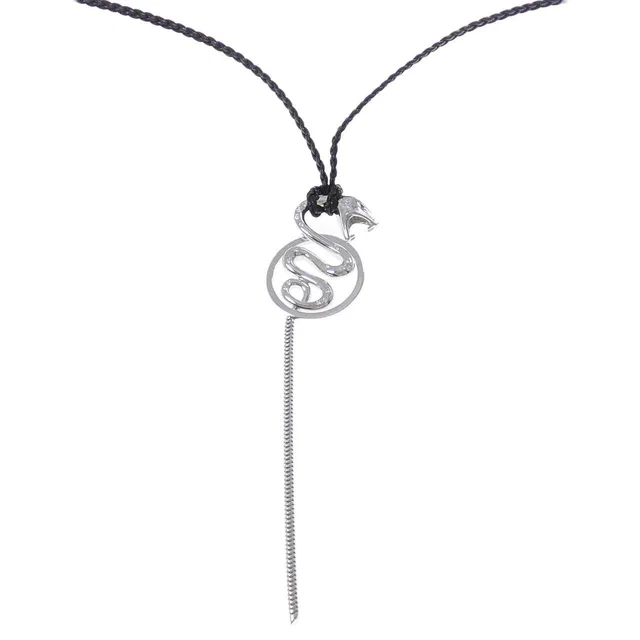 Boucheron Trouble 750 White Gold Necklace in White from LuxUness