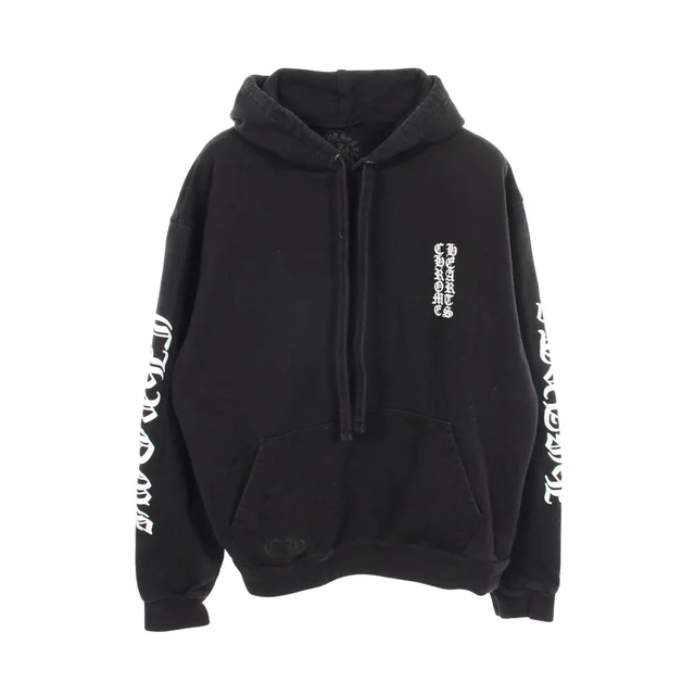 Chrome Hearts Hoodie CH Logo Arm Black Cotton in Black from The Reluxe