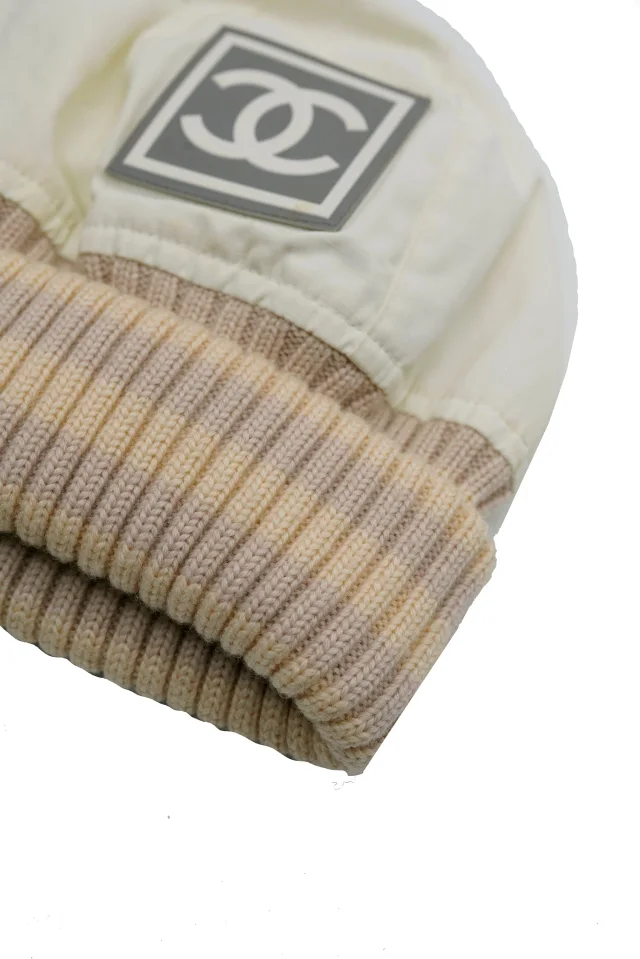 Chanel 00A Beanie Cap in Nylon from Luxury Promise, photo 3 of 3