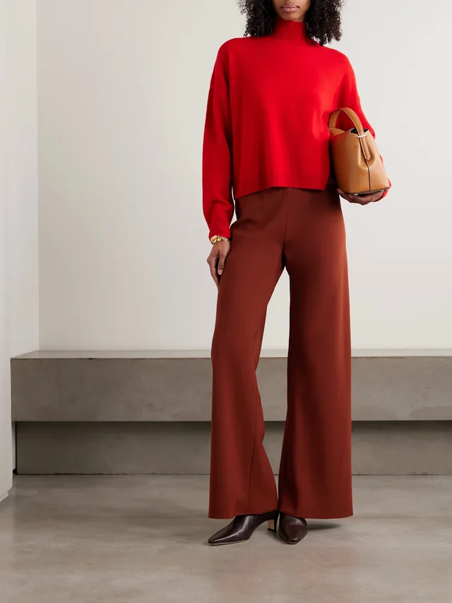 LESET Jesse wool mock neck sweater in Red, photo 2 of 2 from NET-A-PORTER (Canada)