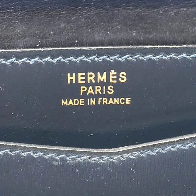 Hermès Box Sac Ring Bag in Box leather from A Retro Tale, photo 12 of 15