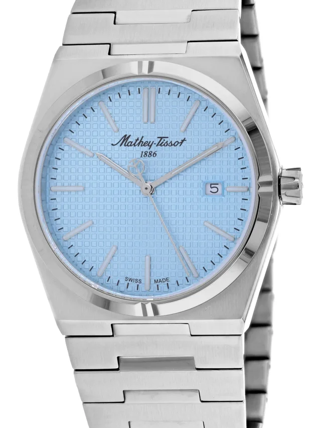 Mathey Tissot Zoltan waffle-dial 40mm watch, photo 2 of 2 from FARFETCH