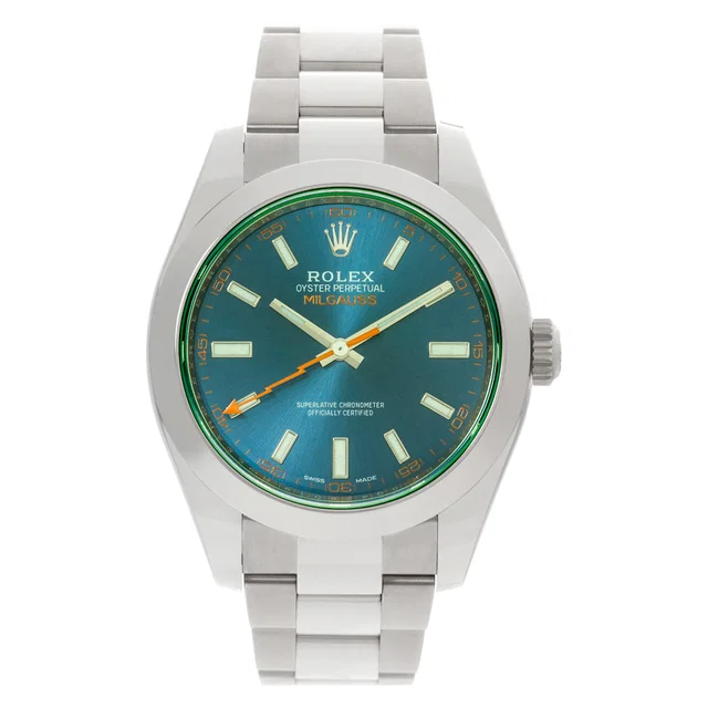 Unused Rolex Milgauss 40mm 116400GV in Stainless Steel from Gray And Sons