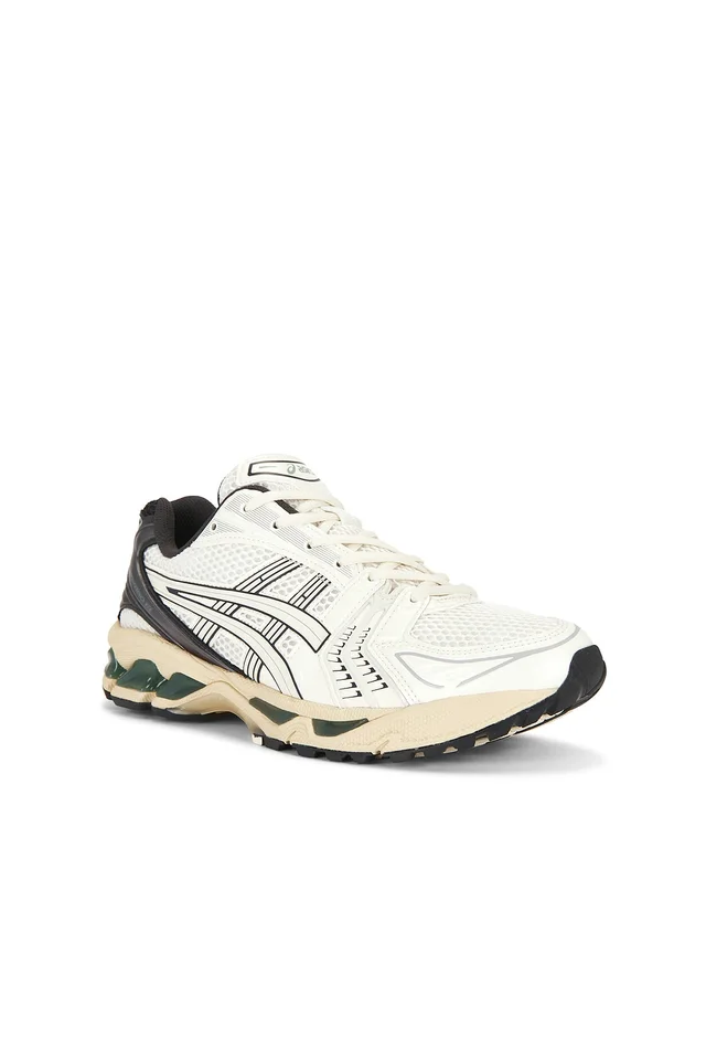 Asics Gel-Kayano 14 in Cream & Obsidian Grey, photo 2 of 6 from REVOLVE (Canada)