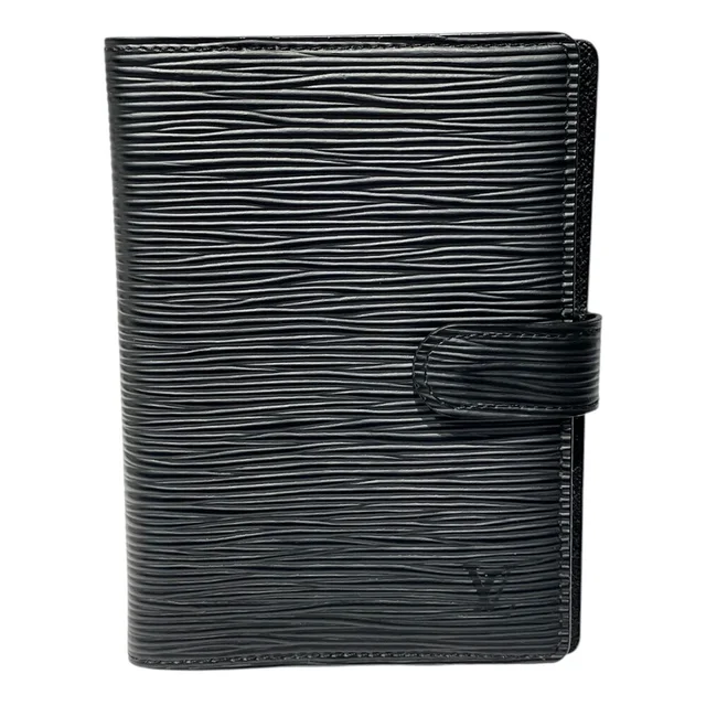 Louis Vuitton Agenda PM Epi Leather R20052 in Black Leather from Elady