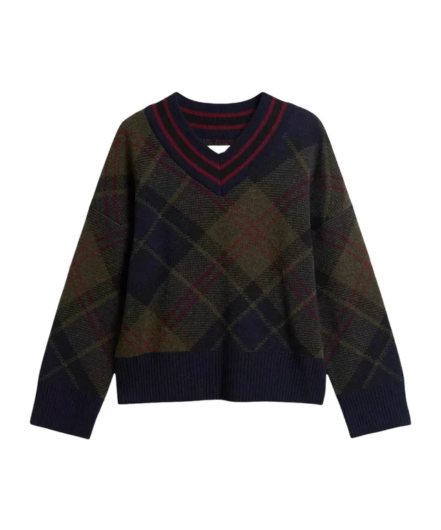 Barbour V-neck striped knit sweater from SENSER, photo 1 of 1