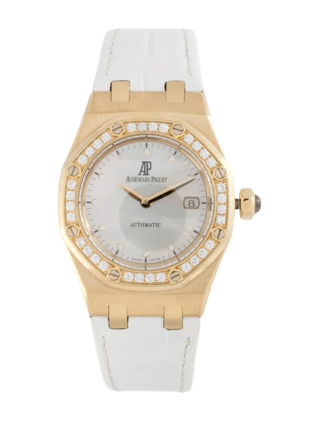 Audemars Piguet Lady Royal Oak Watch in multicolor Crocodile from The RealReal