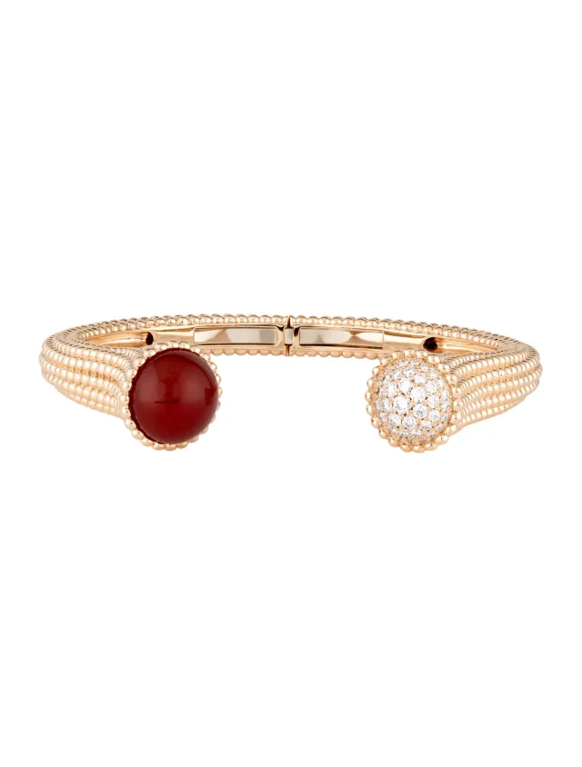 Van Cleef & Arpels Perlée Couleurs Bracelet, Medium Model, 6.5" in multicolor from The RealReal