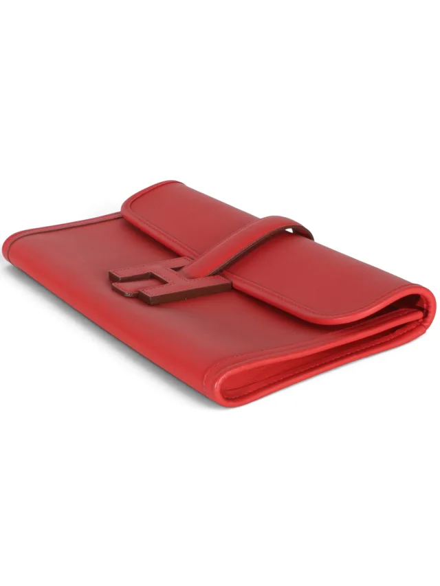 Hermès Rouge Tomate Evercolor Jige Elan 29 in Red Leather from Season 2 Consign, photo 7 of 8