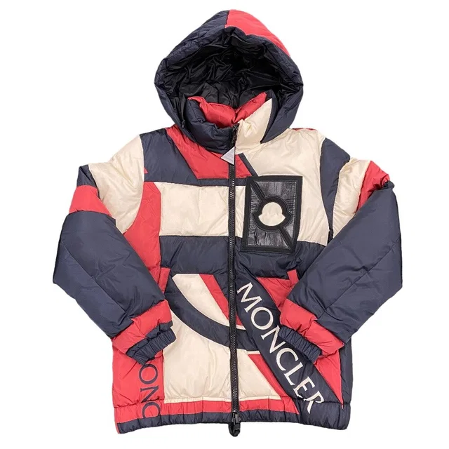 Moncler Ig Green Plunger Genius 1 Nylon Down Jacket Black in Black Nylon from The Reluxe