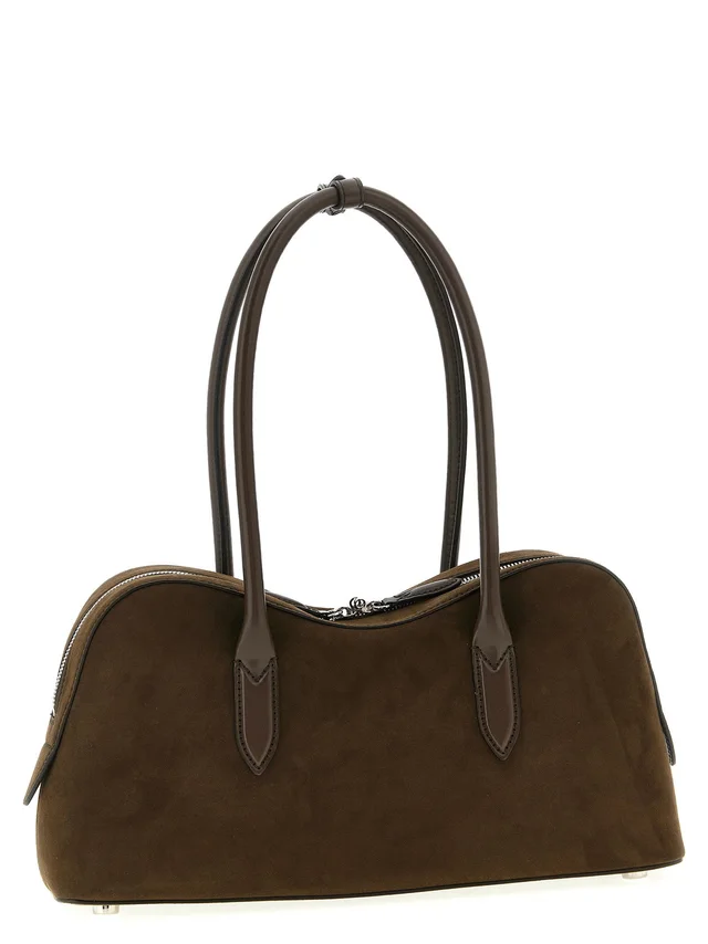 Stella McCartney Shoulder Bag — Brown in Brown Suede from HEWI, photo 2 of 2