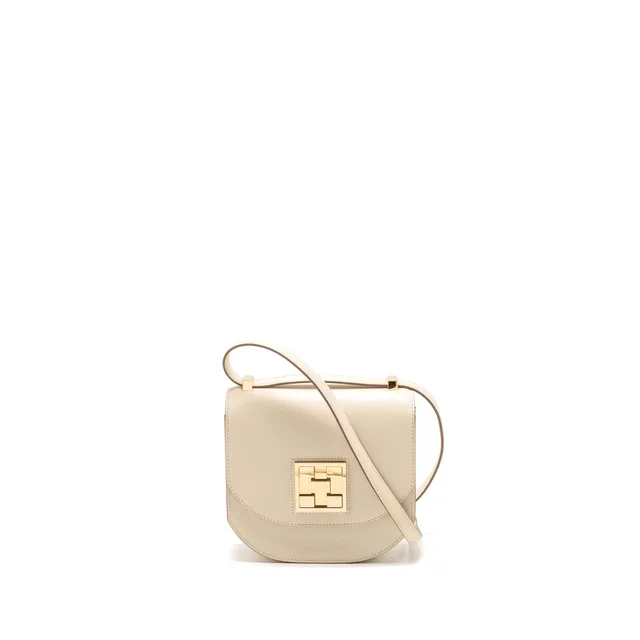 Hermès Mosaique AU 24 Mini Bag Epsom Craie LGHW Stamp Z in White Epsom leather from EMIER