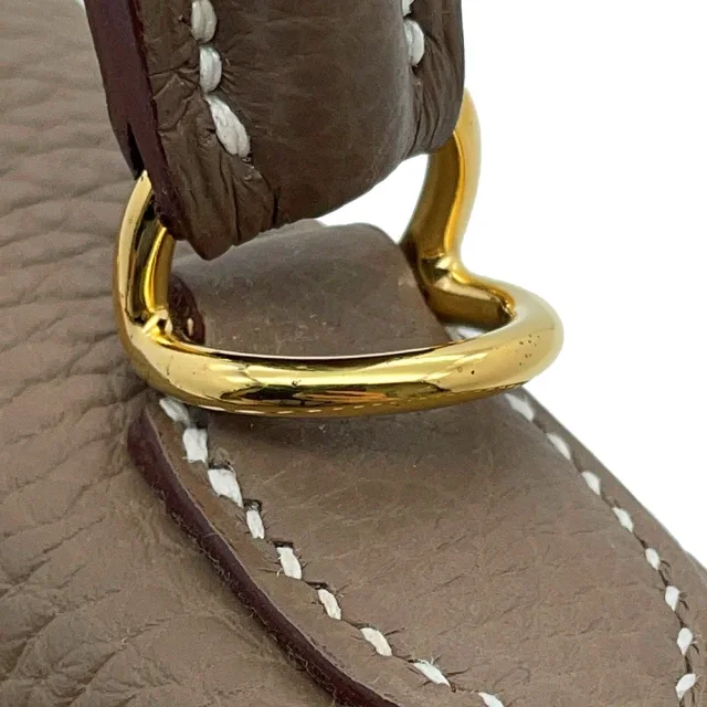 Hermès Kelly Retourne Etoupe Togo Leather Size 25 in Taupe Togo leather from GALLERY RARE, photo 11 of 19