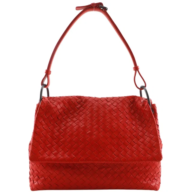 Bottega Veneta Intrecciato Calf Shoulder Bag in Woven leather from LuxUness