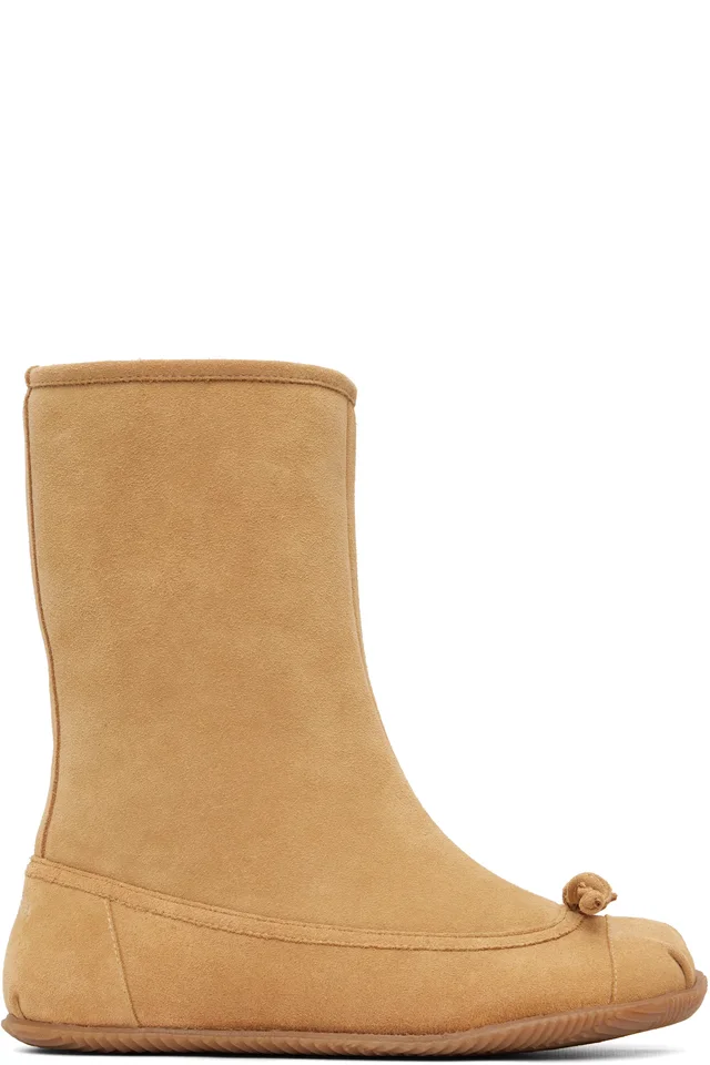 ABRA Beige Tall Baby Boots, image 1 of 1 from SSENSE