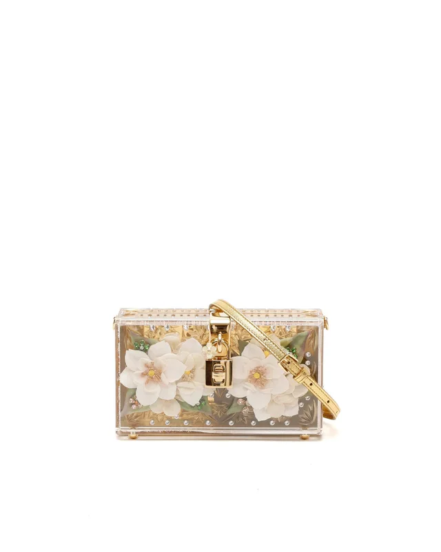 Dolce & Gabbana Lucite Floral Clutch Bag in Resin from A Retro Tale
