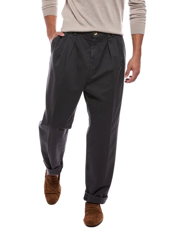 Brunello Cucinelli Relaxed Fit Pant, image 1 of 1 from Gilt